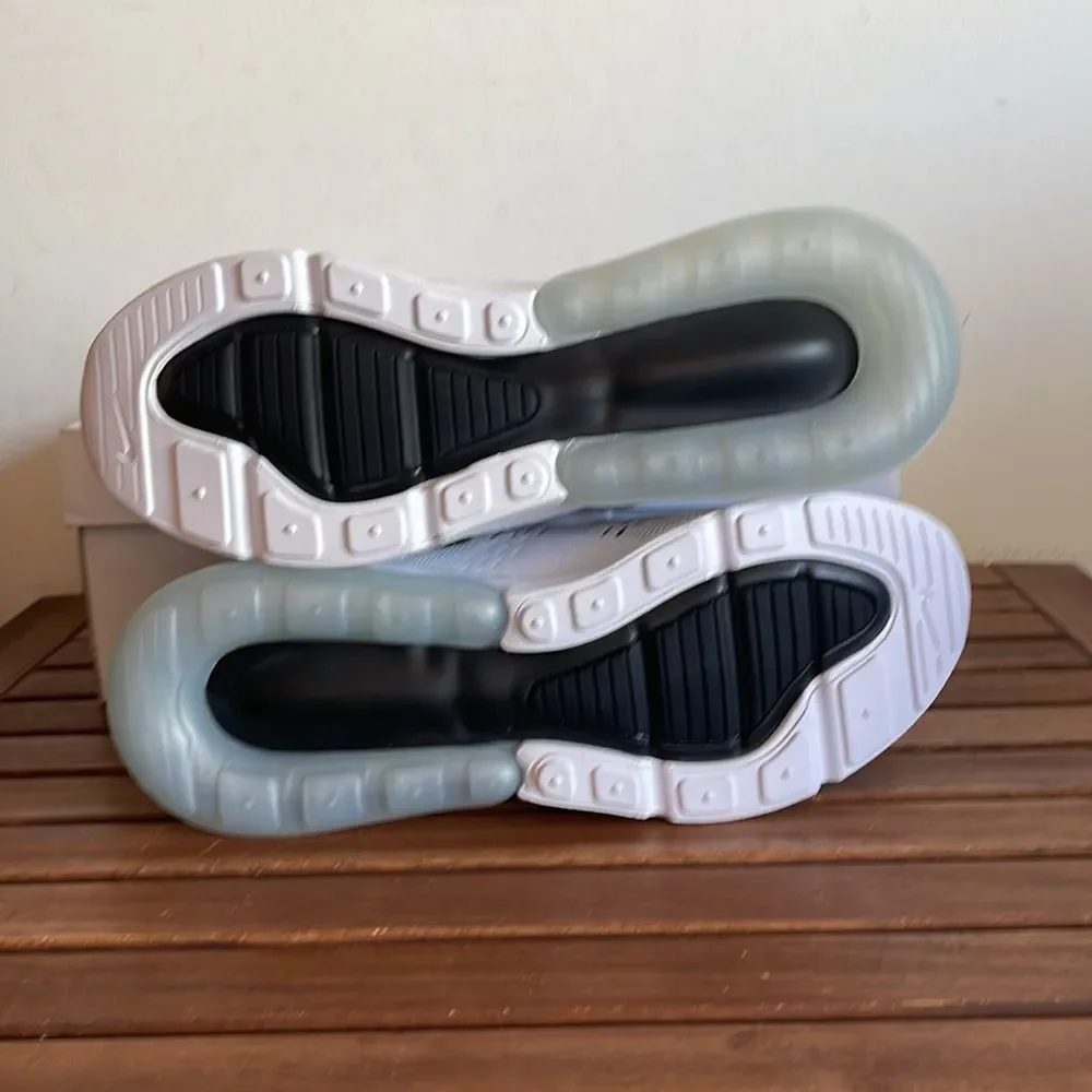 Nike Air Max 270 White/Black White Women Size 12(AH6789-100) - Picture 10 of 13